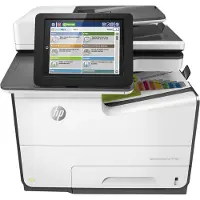 HP PageWide Enterprise Color MFP 586dn, Thermal Inkjet, Farbdruck, 2400 x 1200 DPI, A4, Direktdruck, Schwarz, Weiß