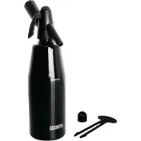 Olympia Sodasiphon 1L für Sprudelwasser und kohlensäurehaltige Getränke mit CO2-Kapseln