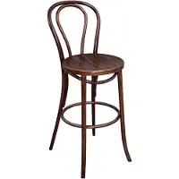 Fameg Bugholz Hocker Bistro Stil aus Holz, 109 cm hoch, Sitzhöhe 75 cm