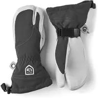 Hestra Heli Ski, 3-Finger-Skihandschuhe, Damen, grau/weiß