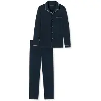 Schiesser Pyjama Schiesser 179296 Herren Dark Blue-Größe 58
