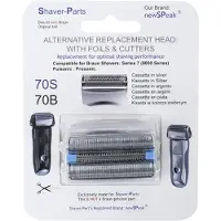 SP Braun Ersatzteil 70S Silber Kompatibel mit Rasierern der Serie 7