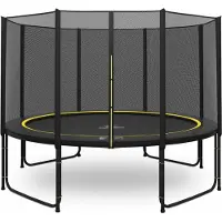 Magic Jump Black Trampoline 366 cm mit Sicherheitsnetz