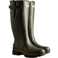 Hunter Gummistiefel Men Balmoral Adjustable 3mm Neoprene Dark Olive-Schuhgröße 42