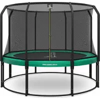 Magic Circle Pro Pro Trampoline 366 cm Grün mit sicherheitsnetz