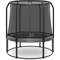 Magic Circle Pro Rechteckige trampolin Pro 244 x 366 cm Grün mit sicherheitsnetz
