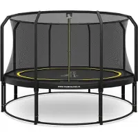 Magic Circle Pro Pro Black Trampoline 427 cm mit sicherheitsnetz