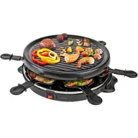 Nedis FCRA210FBK6, 6 Person(en), Metall, Kunststoff, 6 Zone(n), Schwarz, Rund, Leiter