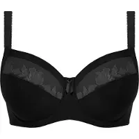 Fantasie Nicht geformter BH Illusion | Grösse: 75E | Farbe: Schwarz