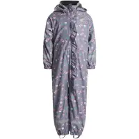 Petite Chérie Ally Gefütterter Regenoverall, Flowers Lavender Gray, 86