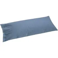 Yumeko Kissenbezug Flanell 40x80 Blau - Eco, Bio & Fairtrade