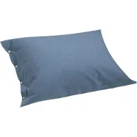 Yumeko Kissenbezug Flanell 50x60 Blau - Eco, Bio & Fairtrade