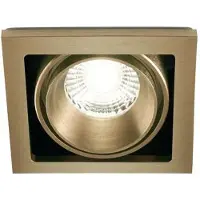 LIGHT-POINT Ghost 1 Einbauspots 6W 2700/3000K Brass - , dimmbar, Gold / Messing, für Wohnzimmer, Metall