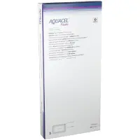 ConvaTec Aquacel Foam adhäsiv 10x30 cm Verband 5 St