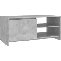 vidaXL Couchtisch Betongrau 102x50x45 cm Holzwerkstoff
