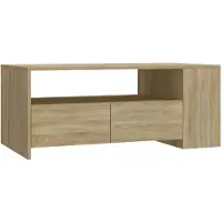 vidaXL Couchtisch Sonoma-Eiche 102x55x42 cm Holzwerkstoff