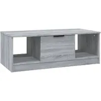 vidaXL Couchtisch Grau Sonoma 102x50x36 cm Holzwerkstoff