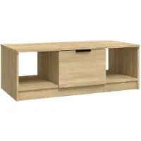vidaXL Couchtisch Sonoma-Eiche 102x50x36 cm Holzwerkstoff