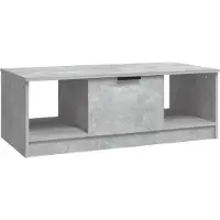 vidaXL Couchtisch Betongrau 102x50x36 cm Holzwerkstoff