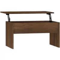 vidaXL Couchtisch Braun Eichen-Optik 80x50,5x41,5 cm Holzwerkstoff