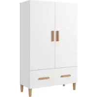 vidaXL Highboard Weiß 70x31x115 cm Holzwerkstoff