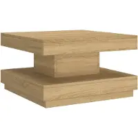 vidaXL Couchtisch Hellbraun 60x60x35 cm MDF