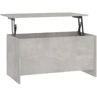 vidaXL Couchtisch Betongrau 102x55,5x52,5 cm Holzwerkstoff