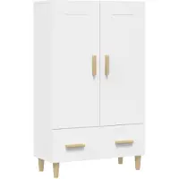 vidaXL Highboard Weiß 70x31x115 cm Holzwerkstoff