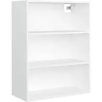 vidaXL Hängeschrank Weiß 69,5x32,5x90 cm