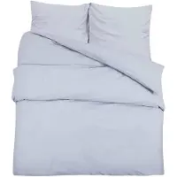 vidaXL Bettwäsche-Set Grau 260x240 cm Baumwolle