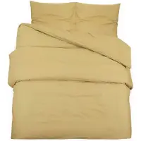 vidaXL Bettwäsche-Set Taupe 200x220 cm Leichte Mikrofaser