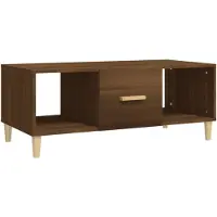 vidaXL Couchtisch Braun Eichen-Optik 102x50x40 cm Holzwerkstoff