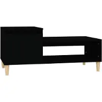 vidaXL Couchtisch Schwarz 100x50x45 cm Holzwerkstoff