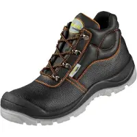 Wica S3 *MARSALA* SCHNÜRSTIEFEL Arbeitsschuhe in Übergrößen Schwarz 33135 große Unisexschuhe, Größe:47