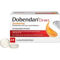 Dobendan Direkt zuckerfrei Flurbiprofen 8,75mg Lut 24 St Lutschtabletten