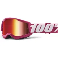 100% Strata 2 Fletcher Schutzbrille Kinder pink 2020 Bekleidung