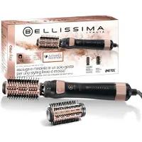 Bellissima BHS4 1100, Heißluftbürste, Warm, Lang, Medium, Schwarz, Roségold, Hängeschlaufe, 1000 W