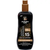 Australian Gold Sunscreen Spf15 Spray Gel With Instant Bronzer 100 ml