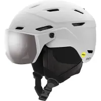 Smith - Skihelm / Snowboardhelm &ndash; Unisex &ndash; Survey Eu - Survey Eu Matte White Chormapop Sun Platinum Mirror für Herren - Größe 51-55 cm -
