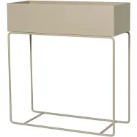Ferm Living Plant Pflanzenkübel/Blumenkasten Cashmere - , Plant Box, Beige, Metall
