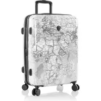 Heys Hartschalen-Trolley "Journey 3G schwarz/weiß, 66 cm" 82 l 4 Rollen Reisegepäck TSA Schloss Volumenerweiterung