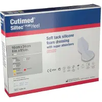 Cutimed Siltec Heel 16x24 cm Kompressen 5 St