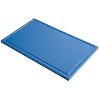 Gastro Schneidebrett mit Saftrille GN1/1 blau