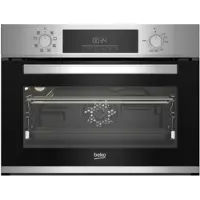 Beko BBCM12300X, Medium, Elektrischer Ofen, 48 l, 2400 W, 48 l, Lüfterunterstützt