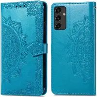 IMoshion Samsung Galaxy A14 (5G/4G) Hülle - Kunstleder - - Klapphülle - Türkis