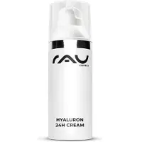 RAU Cosmetics Hyaluron 24 Stunden Anti-Aging Creme mit Hyaluronsäure, Sheabutter & Avocadoöl 50 ml Feuchtigkeitscreme