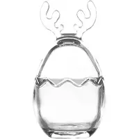 Clayre & Eef Glastopf Ø 8x15 cm Transparant Glas