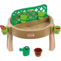 DOLU Gardening, Sand, Water, Creativity 4-in-1 Spieltisch, Braun