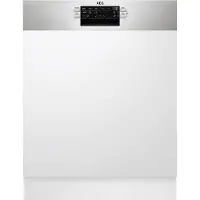 AEG FEE53680ZM, Voll integriert, Standardgröße (60 cm), Edelstahl, Edelstahl, Tasten, LED