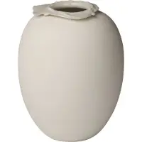 Northern Brim Vase H28 Beige Ceramics - , Beige, Keramik